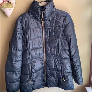 Michael Kors®️ puffer jacket in hunter green